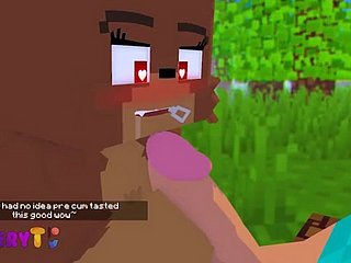 pornografía de Minecraft (SlipperyTum)