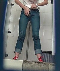 Verborgen cam in China wc