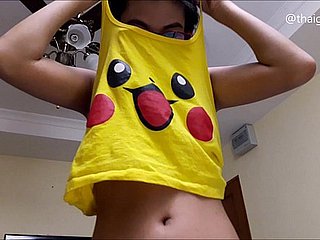 Asian Teen Camgirl asks 'What will you do when you fuck her?', strips nude