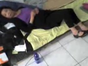샤워 중국어 성숙한 아내.