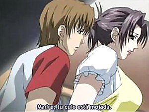 Bella Anime MILF ottiene 2 cazzi a succhiare e scopare - Hentai Triumvirate